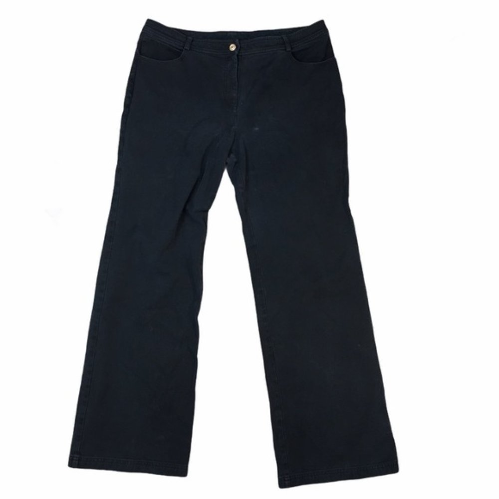 ST. JOHN Collection Black Jeans Straight Leg